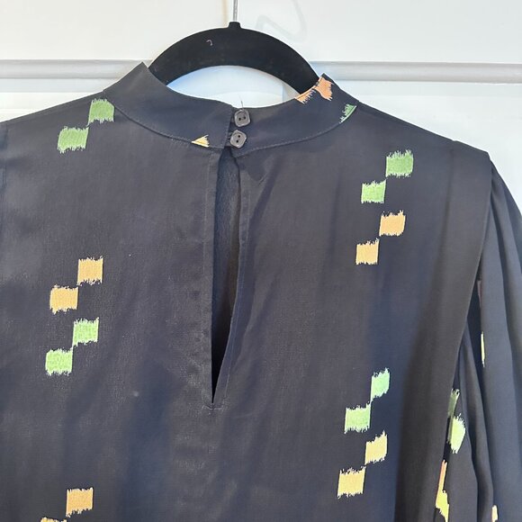 Rachel Pally Rayon Silvia Top in Ikat -Size Small - Picture 6 of 8